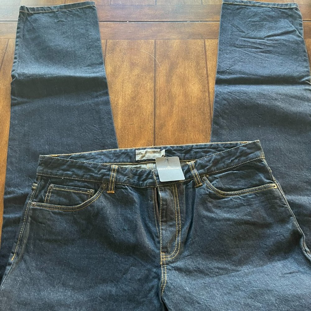 LL Bean's Men's Signature Five-Pocket Jeans Straight 35x36